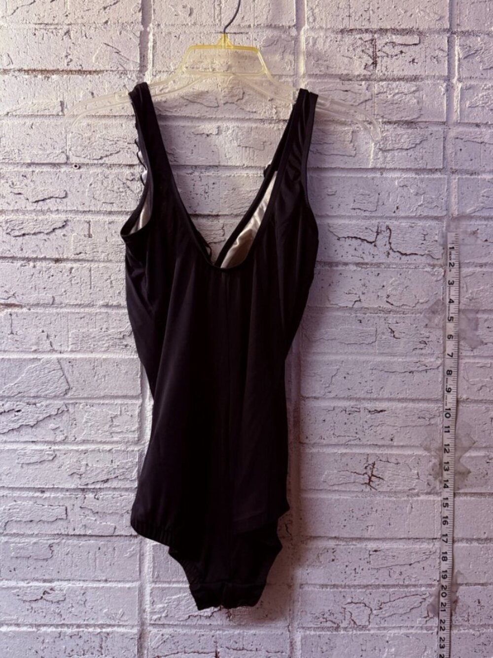 Rose Marie Reid Womens 10 Black Zebra Ruffle One Piece Swimsuit Vintage - Picture 5 of 9